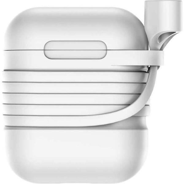 Baseus Silicone Anti Lost Strap AirPods Case - Grijs