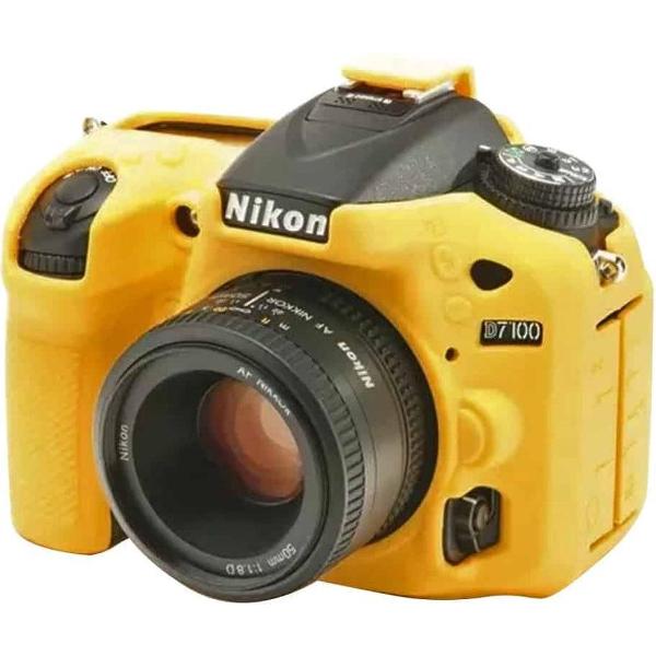 PULUZ Soft Silicone Protective Case for Nikon D7200 /D7100(Yellow)
