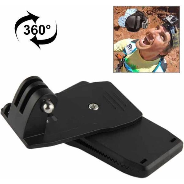 360 graden rotatie rugzak Mount voor GoPro