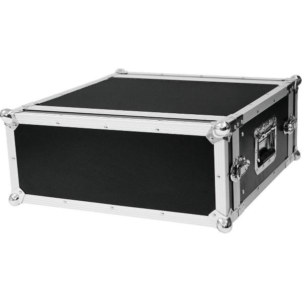 Roadinger flightcase 19 inch CO DD, 4U, 38cm diep, zwart