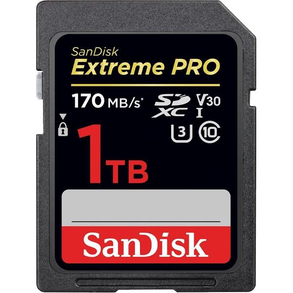 Sandisk Extreme PRO SDXC 1TB - V30 U3 UHS-I -170MB/s