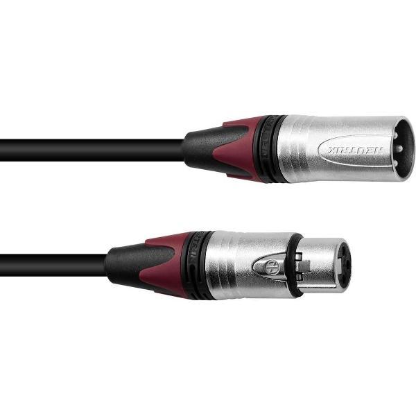 PSSO xlr kabel COL 3pin 7.5m bk Neutrik