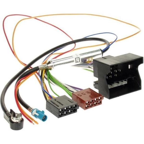 Radio Aansluitkabel OPEL Quadlock > ISO Norm / Phantom power (ISO)