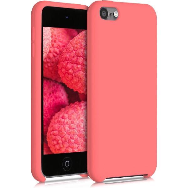 kwmobile hoes voor Apple iPod Touch 6G / 7G (6de en 7de generatie) - Beschermhoes voor mediaspeler - Backcover in neon koraal