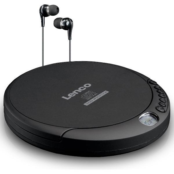 Lenco CD-200 - Discman met MP3 en shock-protection - Zwart