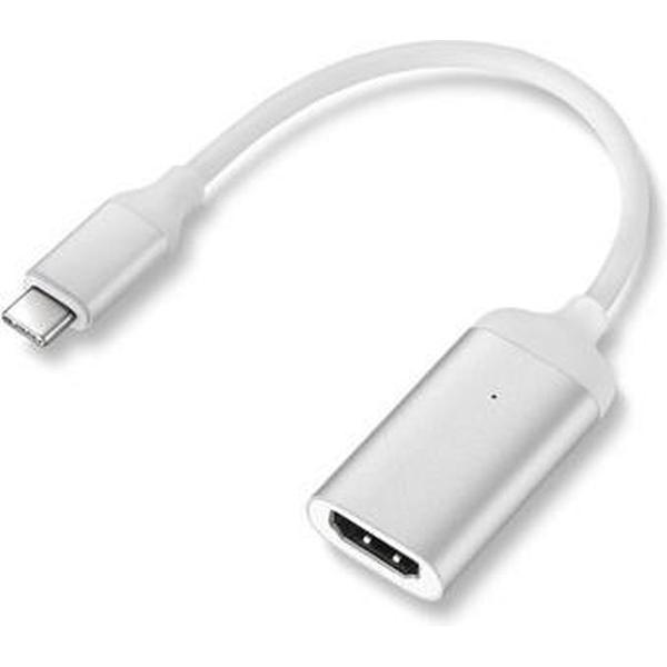 MINIX NEO-C-HDSI tussenstuk voor kabels USB-C HDMI Zilver, Wit