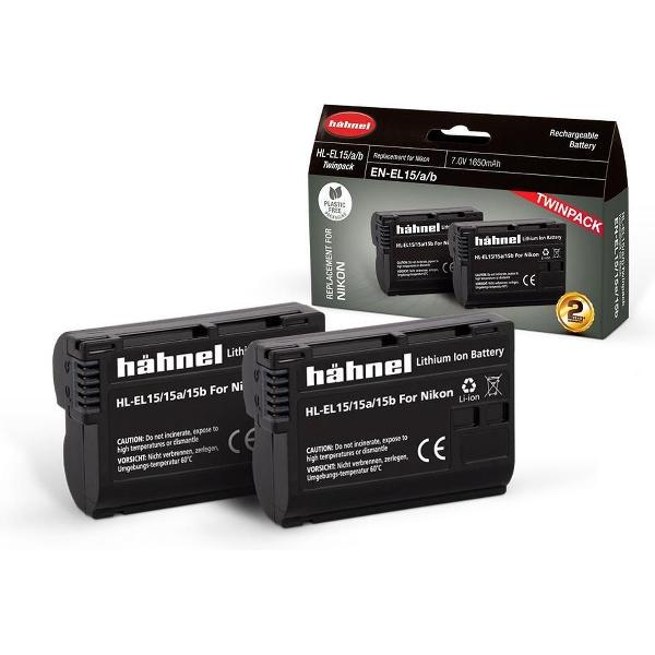 Hahnel HL-EL15HP Nikon Type Twin pack