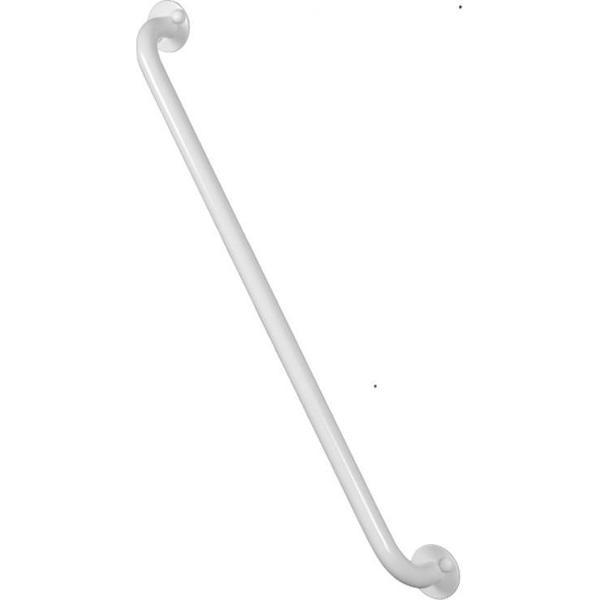 Badkamer-toilet handgreep 70 cm staal wit