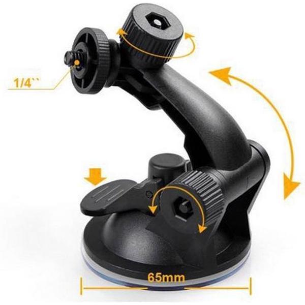 Zuignap houder bevestiging voor oa GoPro actioncam (Hero 3/3+/4)