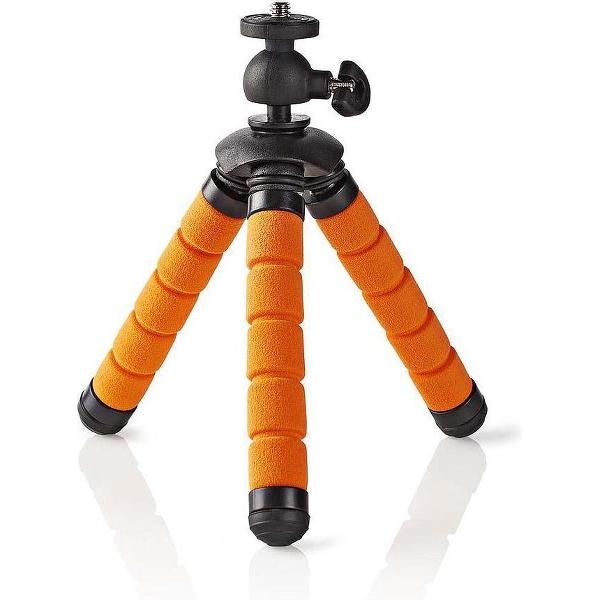 Nedis GPOD3000BK Ministatief Max. 0,5 Kg 13 Cm Flexibel Zwart/oranje