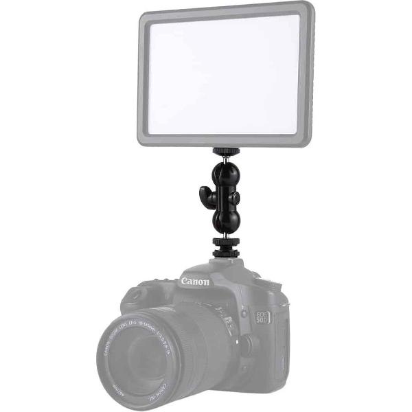 PULUZ Flash flitsschoen Draaibare balhoofd 1/4 inch statiefschroef Magic-arm met slot