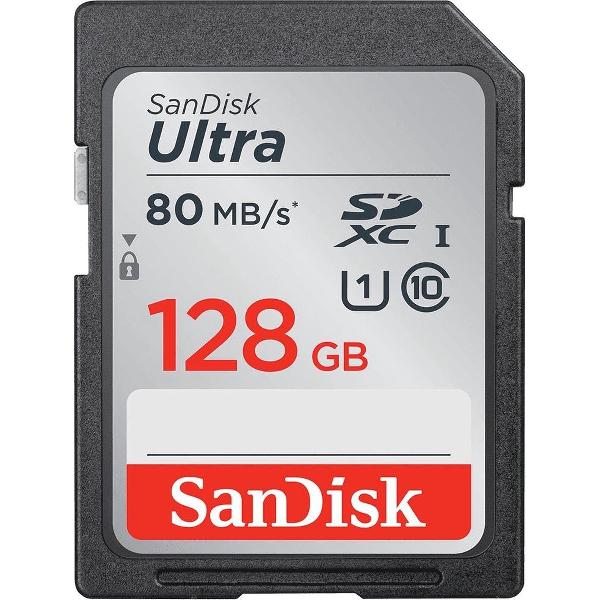 SanDisk SDXC Ultra 128GB, Class 10, UHS-I, 100MB/s
