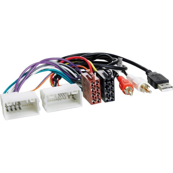 Radio Aansluitkabel Diverse modellen Hyundai - Kia > ISO Norm > AUX / USB