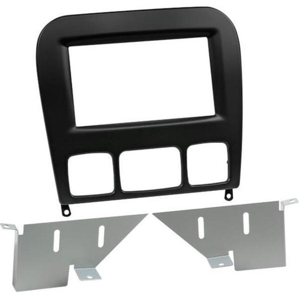 2-DIN Paneel Mercedes Benz S-Klasse (W220) 1998-2005 Kleur: Zwart
