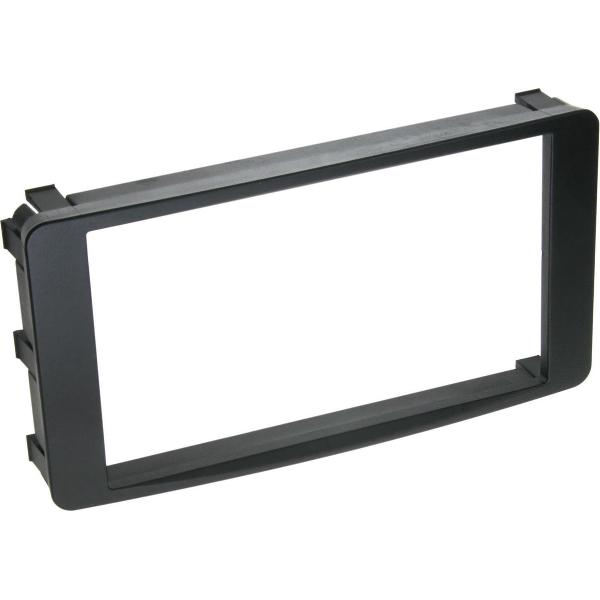2-DIN Paneel Mitsubishi Lancer / Outlander Kleur: Zwart