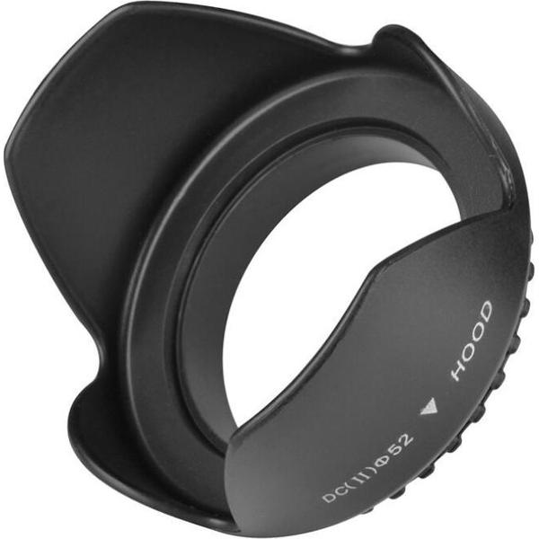 WiseGoods Zonnekap Camera Universeel - Polarisatiefilter Canon 58 mm - Fotocamera Kap Bloemvormig