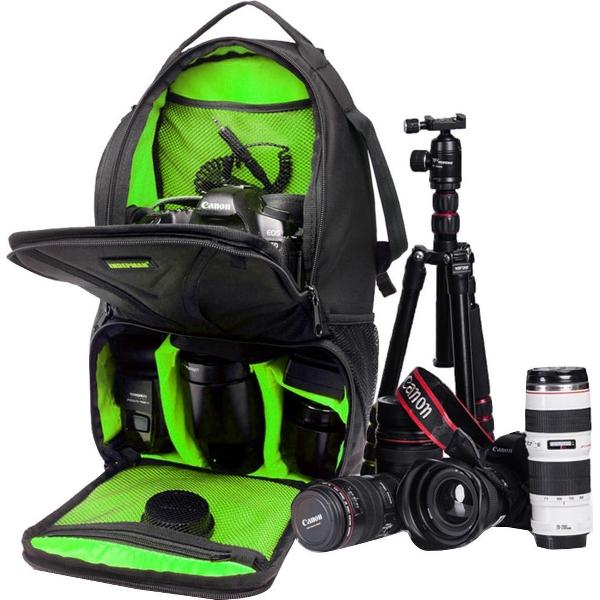 INDEPMAN DL-B016 Camera Tas - 25.5 * 19 * 44 cm - Groen