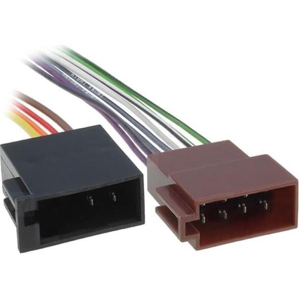 ISO kabel voor autoradio met open einde