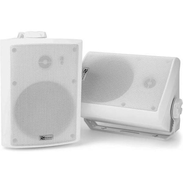 Speakerset - Power Dynamics WS40A - Waterdichte WiFi speakers / Bluetooth speakers - 200W - 4 inch - Ideaal voor terras of overkapping - Wit