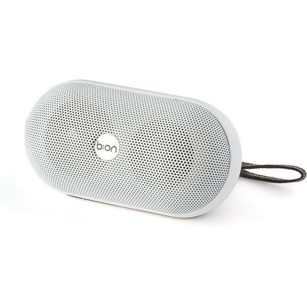 Balvi Speaker Bluetooth Ellipse 5,3 X 10 Cm Kunststof Wit