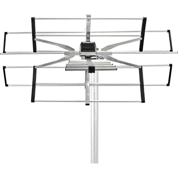 TV-Antenne voor Buiten | Max. 11 dB Versterking | VHF: 170 - 230 MHz | UHF: 470 - 694 MHz | 11 Componenten