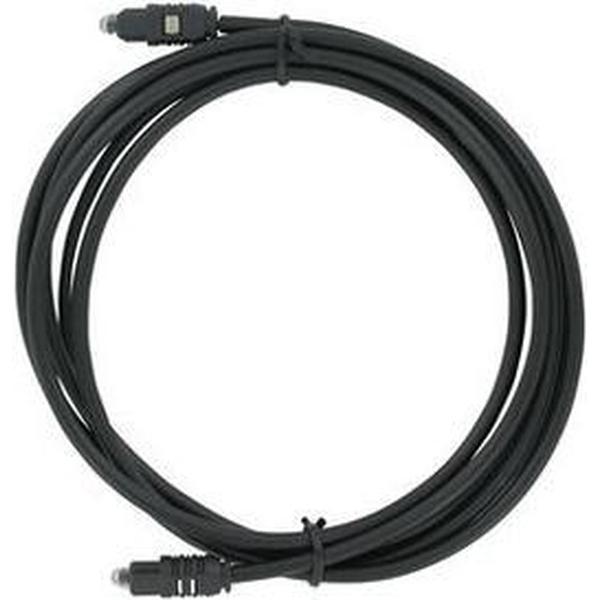 Toslink Optische Audio Kabel 1 Meter - Zwart