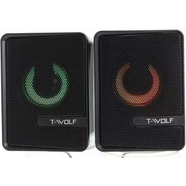 T-WOLF S3 speakers | 2.0 | 6W | USB | 3.5mm