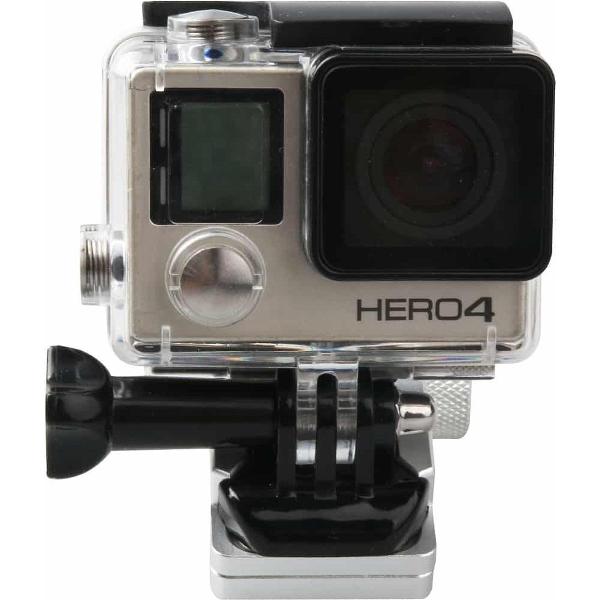 Motorcycle achteruitkijkspiegel CNC aluminiumlegering Stent Vaste beugel houder voor GoPro NIEUWE HERO / HERO6 / 5/5 sessie / 4/3 + / 3/2/1, Xiaomi Xiaoyi, SJCAM Camera (zilver)