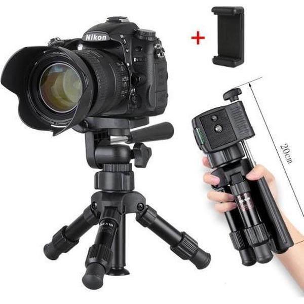 BEXIN MS16 Klein lichtgewicht tafelmodel camerastatief voor telefoon DSLR-camera