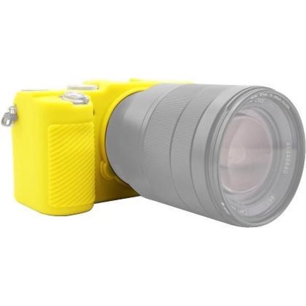 PULUZ zachte siliconen beschermhoes voor Sony A7C / ILCE-7C (geel)