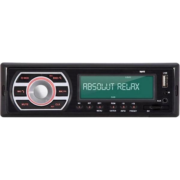 Imperial DABman CAR 2 - Autoradio met DAB+ en bluetooth - Zwart