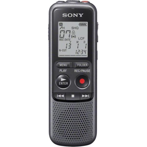 Sony ICD-PX240 digitale voicerecorder- 4GB - Donkergrijs
