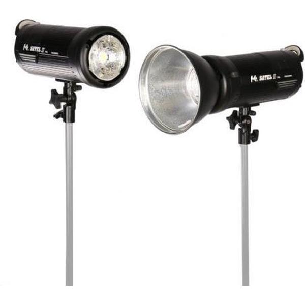 Falcon Eyes Studioflitsset Satel Two Kit op Accu voor Nikon