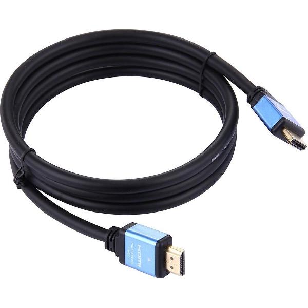 HDMI kabel 1.5 meter 4K - HDMI naar HDMI - 2.0 versie - High Speed - HDMI 19 Pin Male naar HDMI 19 Pin Male Connector Cable - Blue line