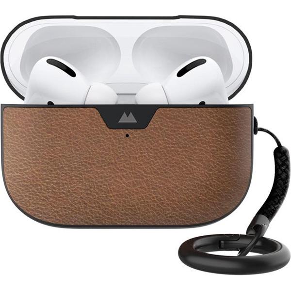 Mous Leather Protective Case voor AirPods Pro - Bruin