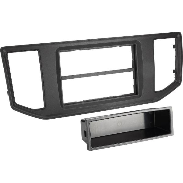 2-DIN Paneel Volkswagen Crafter 2017-2019 Kleur: Zwart