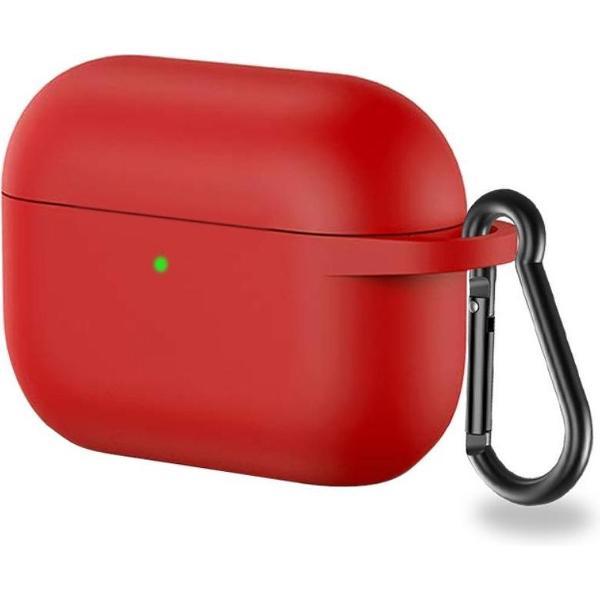 Lunso - Softcase cover hoes - AirPods Pro - Rood