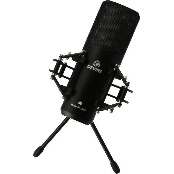 Devine M-Mic PRO XLR BK grootmembraan condensatormicrofoon zwart