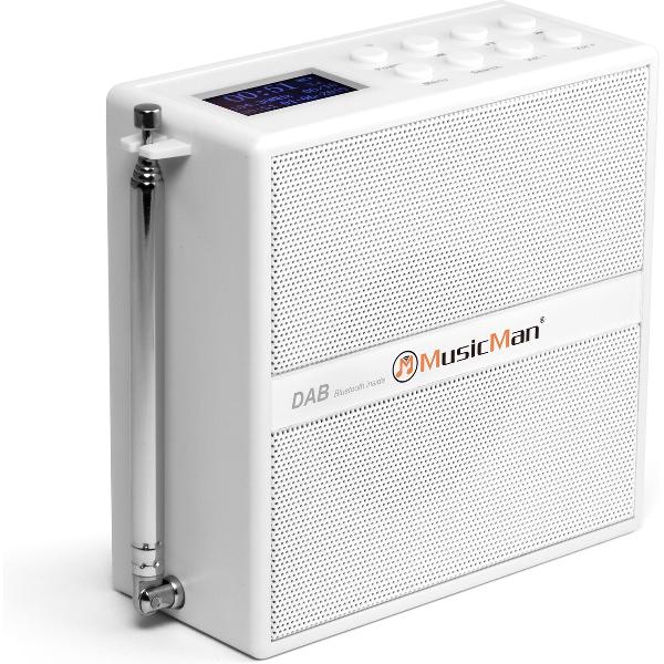 MusicMan Socket Soundstation -Draagbare luidspreker met DAB+, FM-radio, Bluetooth en AUX-ingang.