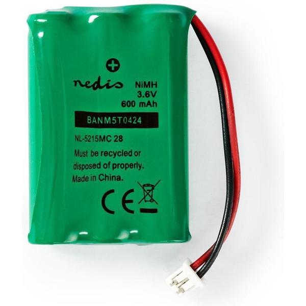 Nikkel-Metaalhydride-Accu 3,6 V 600 mAh Kabelaansluiting