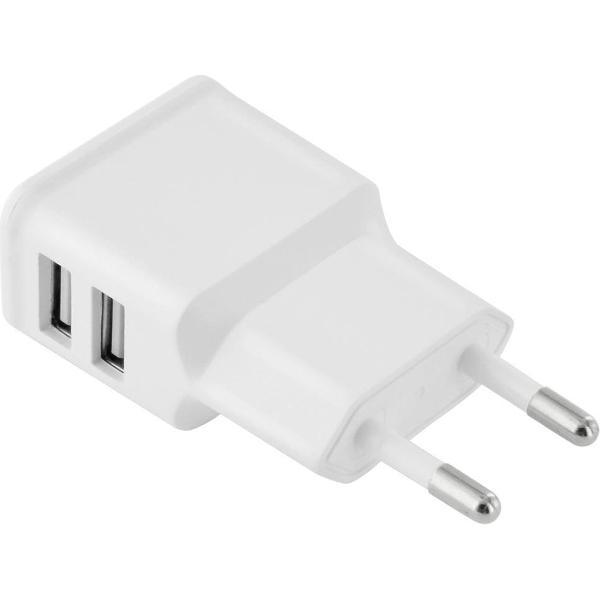 Grab 'n Go Thuislader 2 x usb 2.4a Wit