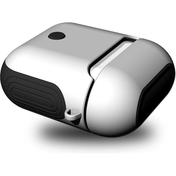 Mobigear Frosted Hard Kunststof Hoesje Wit voor Apple AirPods