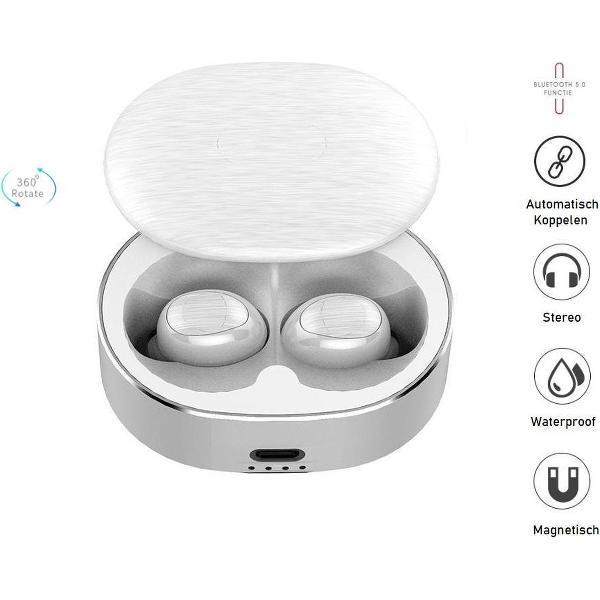 DrPhone GenosX - Volledig Draadloze Oordopjes - Supernova Wit