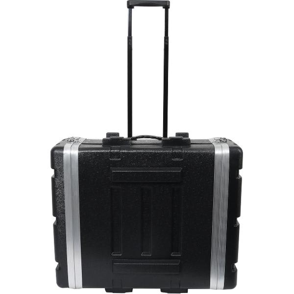 Deze 4U trolleyflightcase komt van pas als je 19 inch apparatuur dieper is dan een standaardformaat, of als je iets meer ruimte aan de achterkant van je apparatuur wilt. Gemaakt van stevig ABS en voorzien van solide hardware.