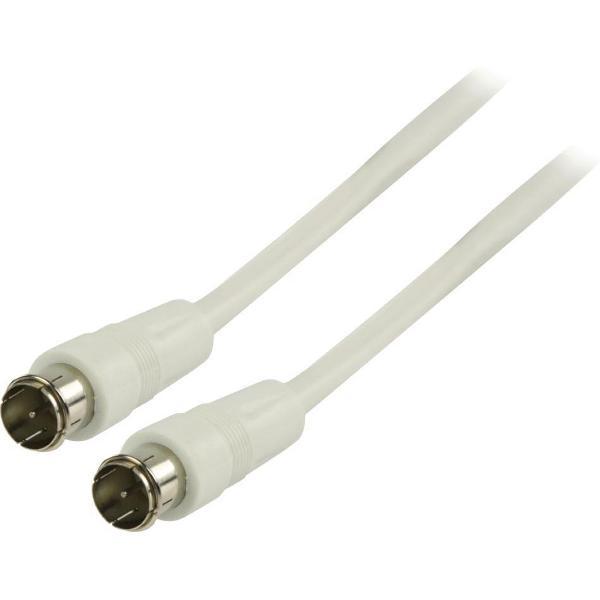 Valueline Coaxkabel met rechte Quick F-connectoren - 5 meter