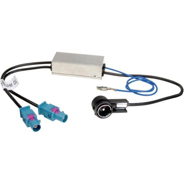 Antenne Adapter-Diversity ISO/ 2xFAKRA Phantom power Audi- Maserati -Scania -Seat -Volkswagen -Skoda