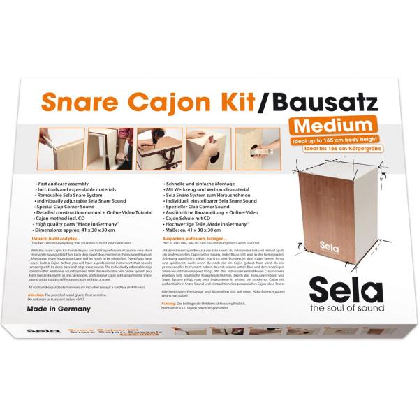 Snare Cajon Medium bouwpakket H: 41cm