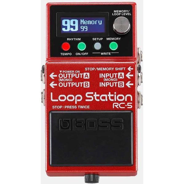 Boss RC-5 - Loop Station, 3 uur stereo opnametijd - Rood