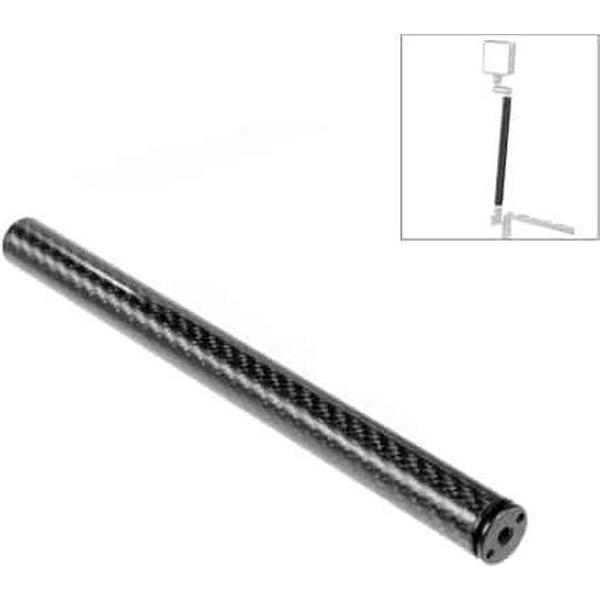 PULUZ 250 mm aluminiumlegering koolstofvezel drijvend drijfvermogen Selfie-stick verlengarmstangen voor GoPro HERO9 Black / HERO8 Black / HERO7 / 6/5/5 sessie / 4 sessie / 4/3 + / 3/2/1, DJI Osmo Action en andere Actiecamera's