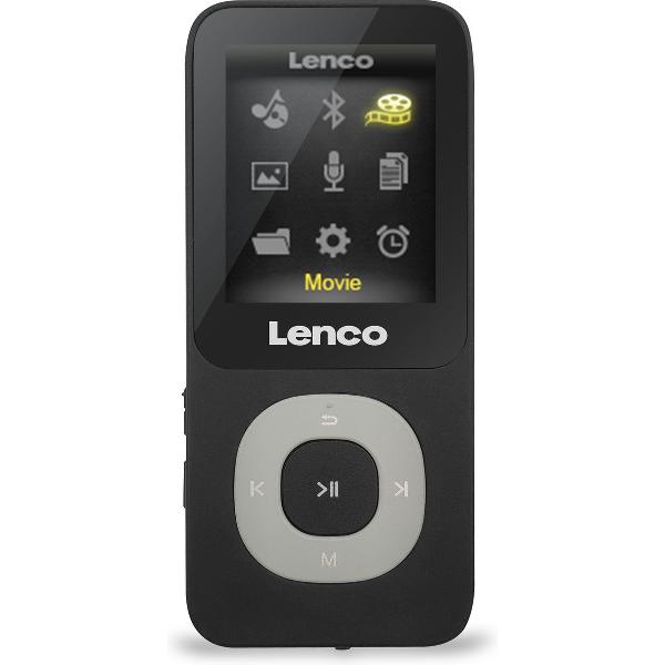 Lenco Xemio-769GY - MP3-speler met Bluetooth en SD kaart - Grijs